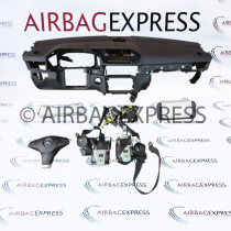 Airbag (set) Mercedes-Benz E-klasse voor 4-deurs, sedan BJ: 2016-heden, Sport stuurwiel, Met Head-up display, Vinyl dashboard