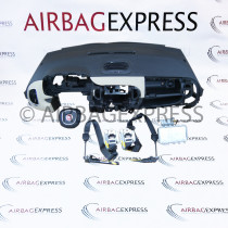 Airbag (set) Fiat 500L voor 5-deurs, mpv BJ: 2012-heden, Zonder BLUE&ME, "Zwart" Stuurwiel