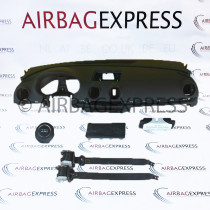 Airbag (set) Audi A3 Cabriolet voor 2-deurs, cabriolet BJ: 2013-heden, 3-spaaks stuurwiel, Zonder "Quattro" aandrijving