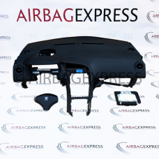 Airbag (set) Peugeot 3008 voor 5-deurs, mpv BJ: 2013-2016, Met Projectiedisplay, Met Centrale Luidspreker