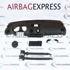 Airbag (set) Audi A3 Cabriolet voor 2-deurs, cabriolet BJ: 2013-heden, 4-spaaks stuurwiel, Zonder "Quattro" aandrijving