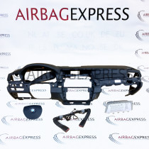 Airbag (set) BMW 5-serie voor 4-deurs, sedan BJ: 2010-2013, Standaard stuurwiel, Zonder Head-up display, Zonder Lane departure warning