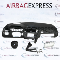 Airbag (set) BMW 3-serie voor 4-deurs, sedan BJ: 2012-2015, Standaard stuurwiel, Zonder navigatie, Zonder centerspeaker, Met Head-up display