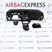 Airbag (set) Ford Focus wagon voor 5-deurs, stationwagon BJ: 2014-heden, Dashboard zonder Startknop, Zonder centerspeaker