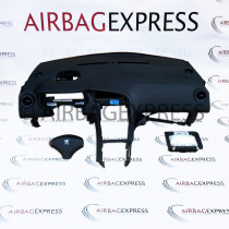 Airbag (set) Peugeot 3008 voor 5-deurs, mpv BJ: 2009-2013, Met Projectiedisplay, Met Centrale Luidspreker