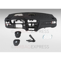 Airbag (set) Mercedes-Benz C-klasse Estate voor 5-deurs, stationwagon BJ: 2011-2014, 4-spaaks stuurwiel