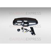Airbag (set) Mercedes-Benz CLA-klasse voor 4-deurs, sedan BJ: 2013-heden, Standaard stuurwiel, Dashboard met Geel sticksel