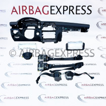 Airbag (set) Mercedes-Benz CLS-klasse voor 4-deurs, sedan BJ: 2008-2010, 4-spaaks stuurwiel
