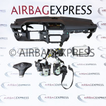 Airbag (set) Mercedes-Benz E-klasse voor 4-deurs, sedan BJ: 2016-heden, Standaard stuurwiel, Met Head-up display, Leder dashboard