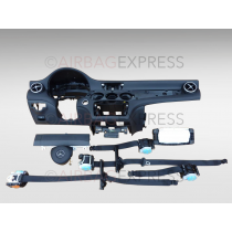 Airbag (set) Mercedes-Benz GLA-klasse voor 5-deurs, hatchback BJ: 2014-heden, Standaard stuurwiel, Dashboard zonder Sticksel