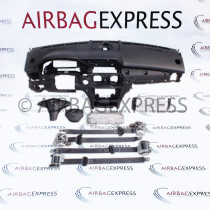 Airbag (set) Mercedes-Benz GLK-klasse voor 5-deurs, suv/crossover BJ: 2012-2015, 4-spaaks stuurwiel
