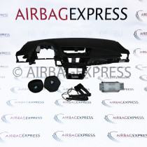 Airbag (set) BMW X1 voor 5-deurs, suv/crossover BJ: 2009-2012, Standaard stuurwiel, Zonder navigatie, Zonder Harman Kardon Soundsystem