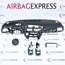Airbag (set) Audi A7 Sportback voor 5-deurs, hatchback BJ: 2014-heden, 4-spaaks stuurwiel, Met Head-up display