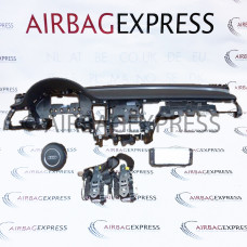 Airbag (set) Audi A8 voor 4-deurs, sedan BJ: 2010-2013, 4-spaaks stuurwiel, Met Head-up display