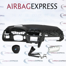 Airbag (set) BMW 3-serie voor 4-deurs, sedan BJ: 2012-2015, Standaard stuurwiel, Navigatiesysteem Business - Professional, Met centerspeaker, Met Head-up display