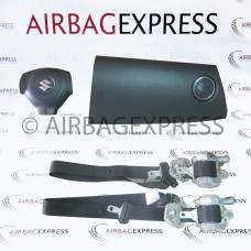 Airbag (set) Suzuki Swift voor 5-deurs, hatchback BJ: 2005-2010, Met stuurwielbediening