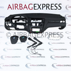 Airbag (set) BMW X3 voor 5-deurs, suv/crossover BJ: 2010-2014, Sportstuurwiel, Met Head-up display