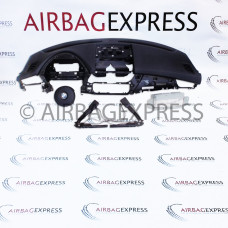 Airbag (set) BMW Z4 roadster voor 2-deurs, cabriolet BJ: 2009-2013, Met leder dashboard, Oranje sticksel