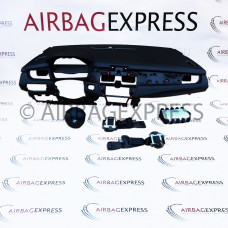 Airbag (set) BMW 2-serie Active Tourer voor 5-deurs, mpv BJ: 2014-heden, Navigatiesysteem Business - Professional, Zonder Head-up display, Dashboard zonder siernaad