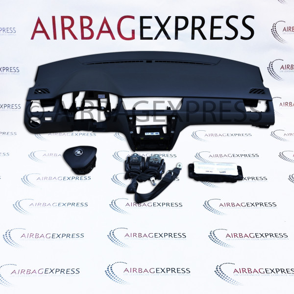 Airbag set Rapid Spaceback voor 5-deurs, hatchback BJ: 2013-heden