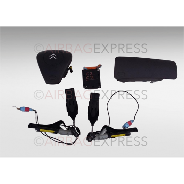 Airbag Dak (rechts) Citroen C2 voor 3-deurs, hatchback BJ: 2008-2010