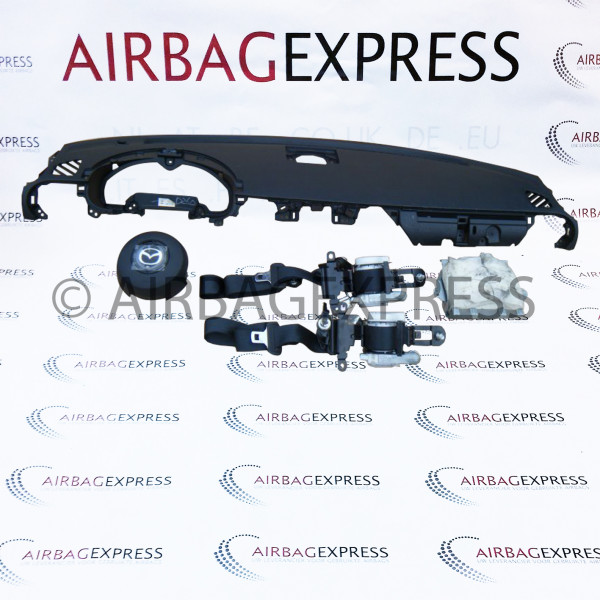 Airbag (set) Mazda MX-5 voor 2-deurs, cabriolet BJ: 1998-2001