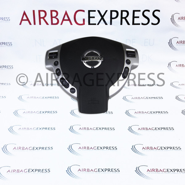 Airbag bestuurder Nissan Qashqai+2 Van voor 5-deurs, bestelwagen BJ: 2010-2014
